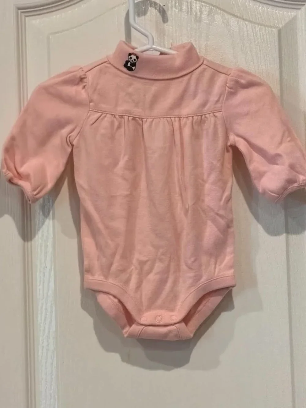 Gymboree NWT Little Panda Pink Turtle Neck Knit Onesie Top 0- 3 mos